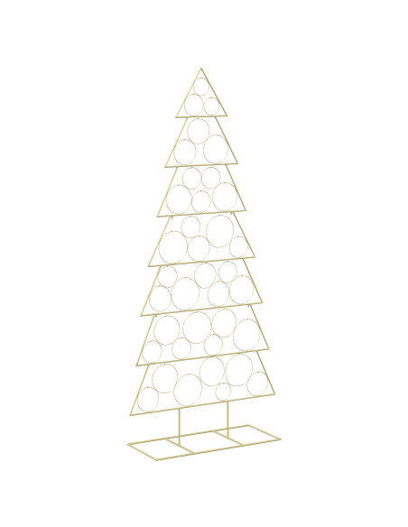Albero di Natale in metallo con supporto KUOPIO 210 cm Acciaio