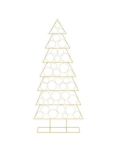 Albero di Natale in metallo con supporto KUOPIO 210 cm Acciaio