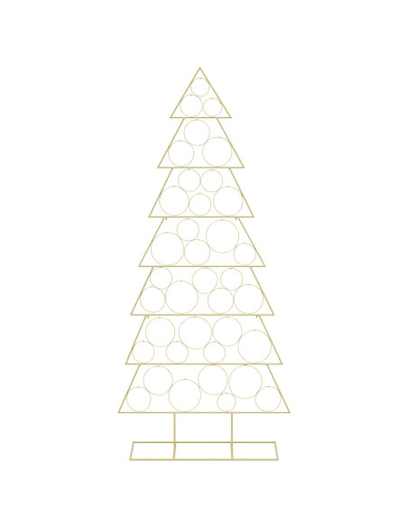 Albero di Natale in metallo con supporto KUOPIO 210 cm Acciaio