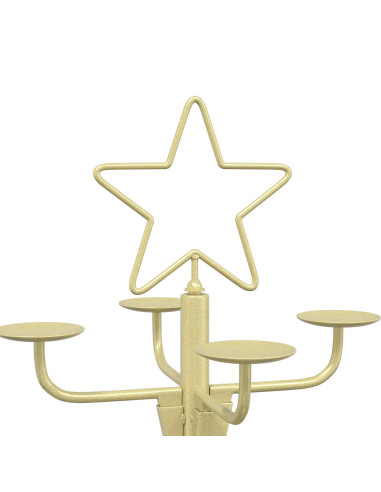 Albero di Natale in Metallo con Supporto KUOPIO 210 cm Acciaio
