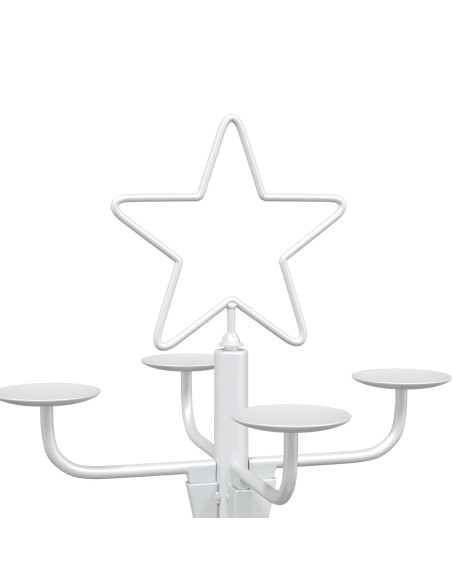Albero di Natale in Metallo con Supporto KUOPIO 180 cm Acciaio