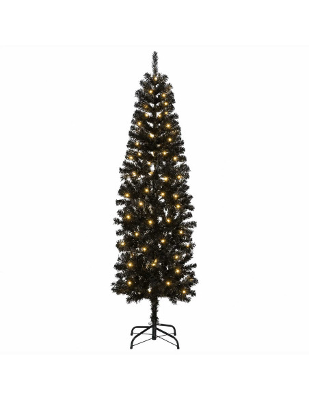 Albero di Natale Artificiale Sottile 240 cm 300 LED