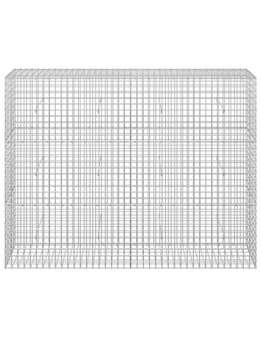 Gabione con filo da 5 mm e rete da 5x5 cm 200x30x150 cm