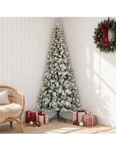 Albero di Natale Artificiale con Rami Pieghevoli 120 cm 150 LED