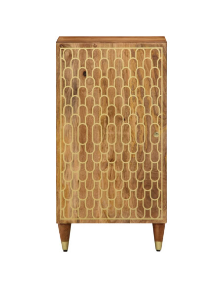 Credenza 40x33x75 cm in Legno Massello di Mango