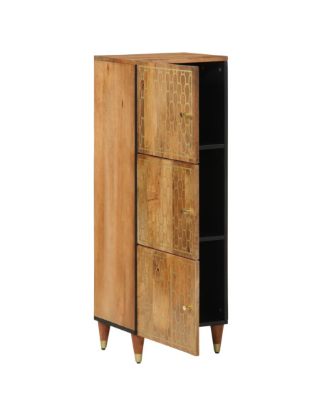 Credenza 40x33x110 cm in Legno Massello di Mango