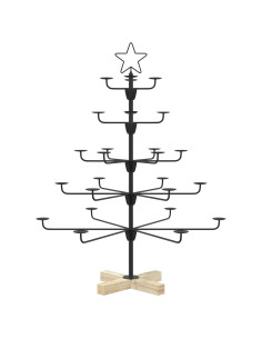 Albero di Natale in Metallo con Supporto KUOPIO 90 cm 2