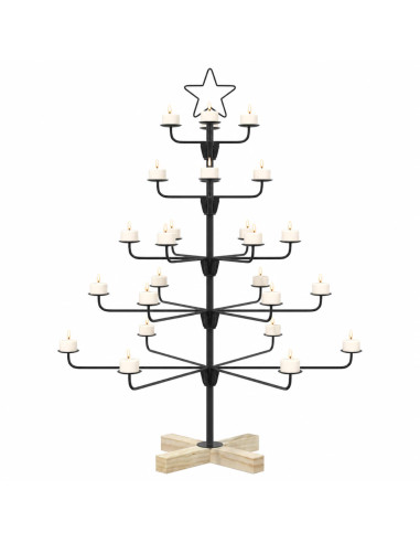 Albero di Natale in Metallo con Supporto KUOPIO 90 cm