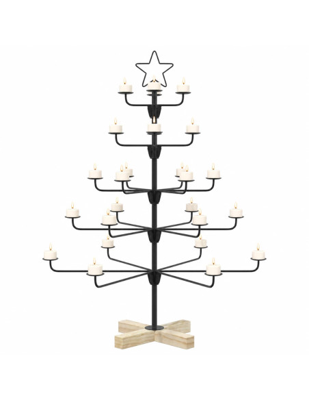 Albero di Natale in Metallo con Supporto KUOPIO 90 cm