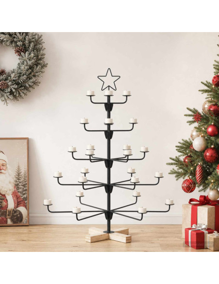 Albero di Natale in Metallo con Supporto KUOPIO 90 cm