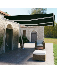 Tenda da Sole Autoportante Manuale 600x350 cm Antracite