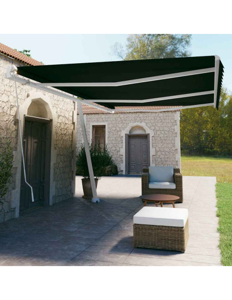 Tenda da Sole Autoportante Manuale 600x350 cm Antracite