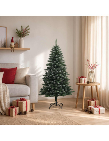 Albero di Natale Artificiale con Rami Pieghevoli 120 cm
