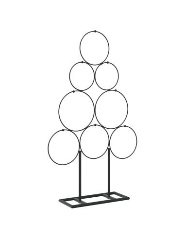 Albero di Natale in metallo con supporto KUOPIO 60 cm Acciaio