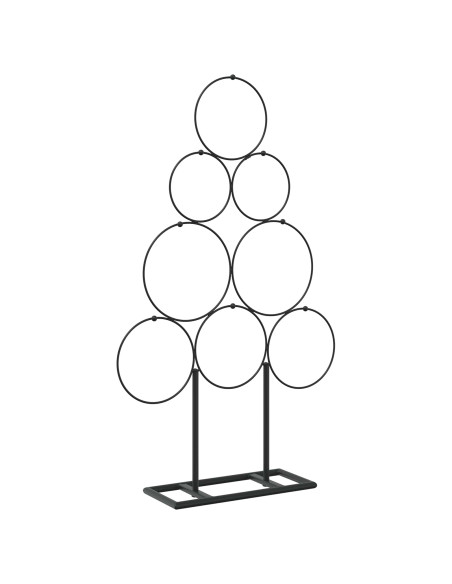 Albero di Natale in metallo con supporto KUOPIO 60 cm Acciaio