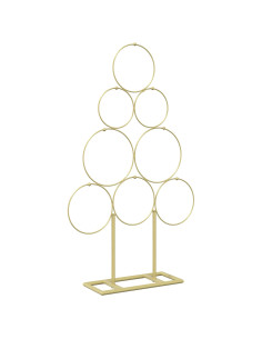 Albero di Natale in metallo con supporto KUOPIO 60 cm Acciaio 2