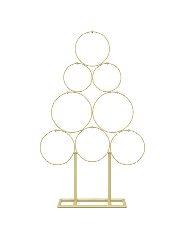Albero di Natale in metallo con supporto KUOPIO 60 cm Acciaio