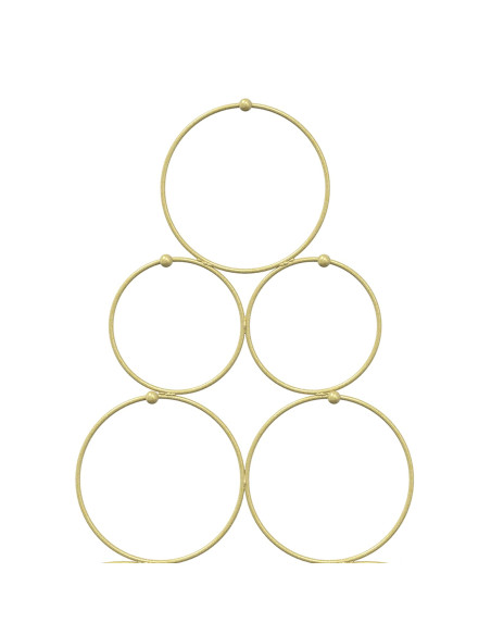 Albero di Natale in metallo con supporto KUOPIO 60 cm Acciaio