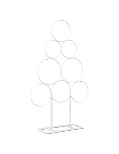 Albero di Natale in metallo con supporto KUOPIO 60 cm Acciaio 2