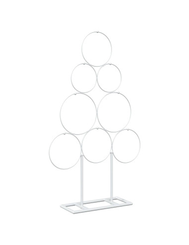 Albero di Natale in metallo con supporto KUOPIO 60 cm Acciaio