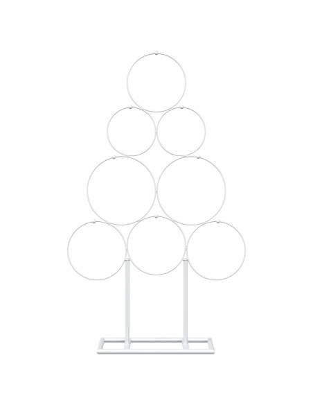 Albero di Natale in metallo con supporto KUOPIO 60 cm Acciaio