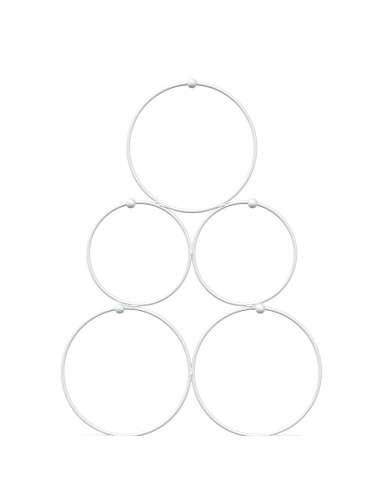Albero di Natale in metallo con supporto KUOPIO 60 cm Acciaio