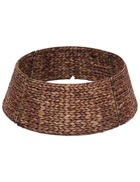 Collare per Albero di Natale Rotondo Marrone Ø 45 x 22 cm