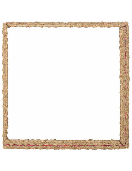 Collare per Albero di Natale Quadrato Naturale 50 x 50 x 25 cm