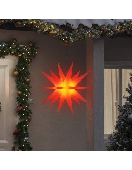 Luce di Natale con LED Pieghevole Rossa 100 cm