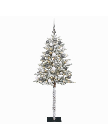 Albero di Natale Artificiale con Palline 180 cm 300 LED