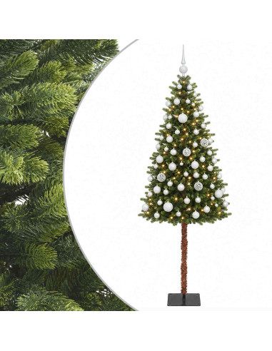 Albero di Natale Artificiale con Palline 120 cm 150 LED