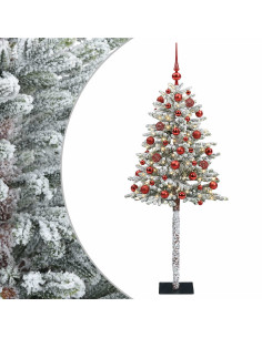 Albero di Natale Artificiale con Palline 180 cm 300 LED 2