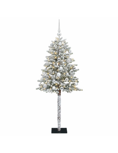 Albero di Natale Artificiale con Palline 180 cm 300 LED