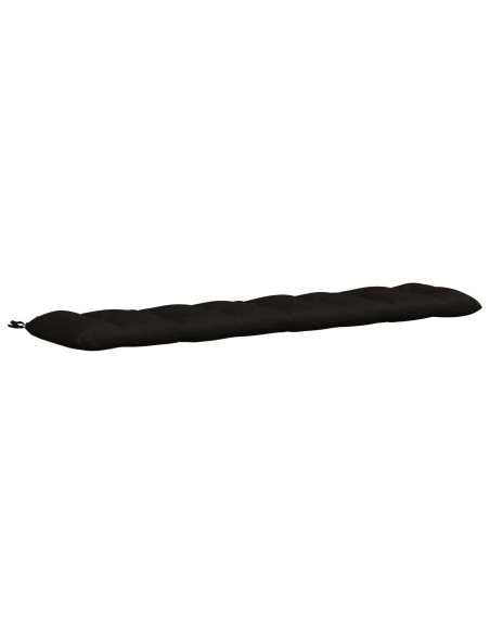 Cuscino per panchina VIANEN 100% Poliestere Nero