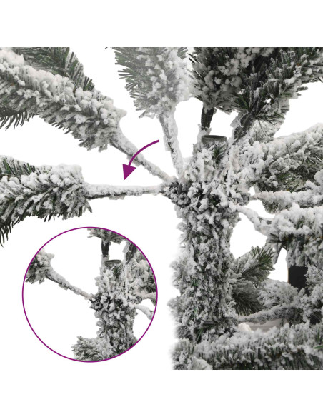 Albero di Natale Artificiale con Rami Pieghevoli 240 cm
