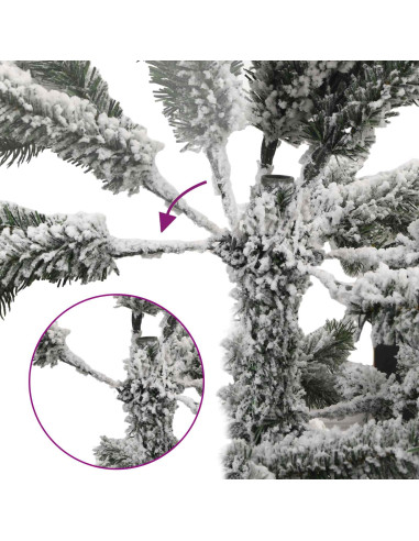 Albero di Natale Artificiale con Rami Pieghevoli 210 cm