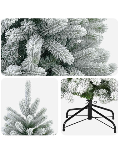 Albero di Natale Artificiale con Rami Pieghevoli 150 cm
