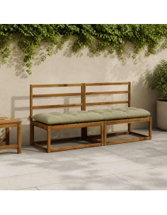 Cuscino per panchina VIANEN 100% Poliestere Verde chiaro