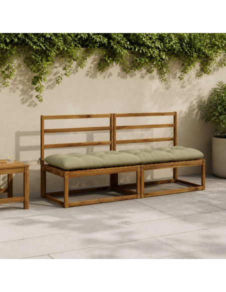 Cuscino per panchina VIANEN 100% Poliestere Verde chiaro