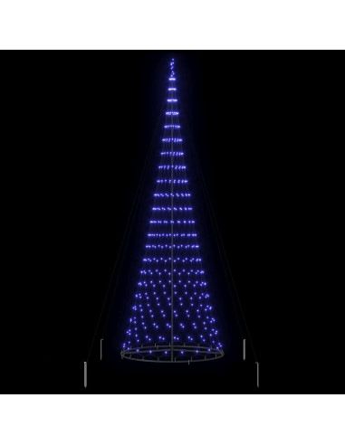 Albero di Natale LED con 455 LED Blu 399 cm Metallo