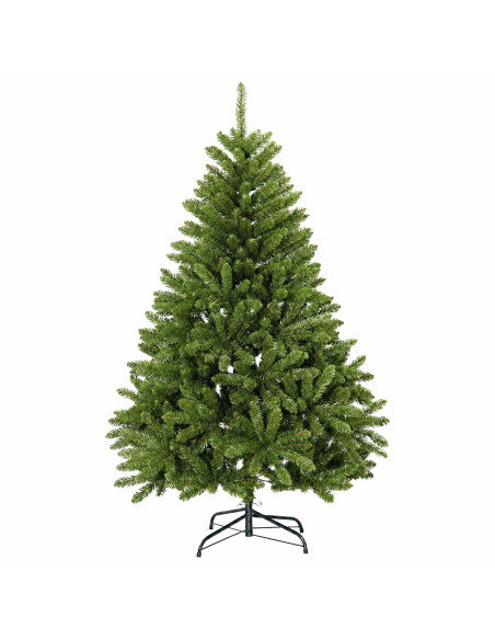 Albero di Natale Artificiale con Rami Pieghevoli 180 cm 300 LED