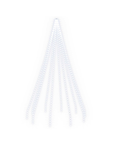 Ghirlande luminose per alberi di Natale Verde 500 cm PVC
