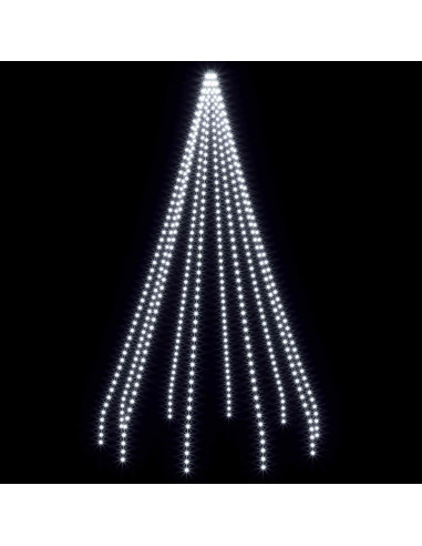 Ghirlande luminose per alberi di Natale Verde 500 cm PVC