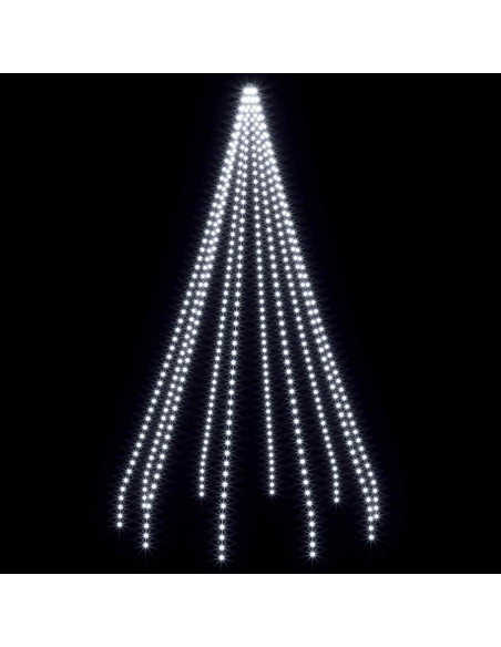 Ghirlande luminose per alberi di Natale Verde 500 cm PVC