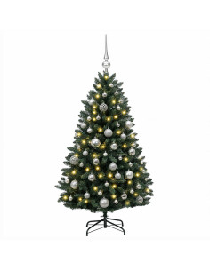 Albero di Natale artificiale verde medio con palline 270 cm 2