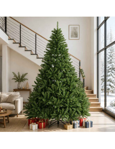 Albero di Natale Artificiale con Rami Pieghevoli 300 cm PVC