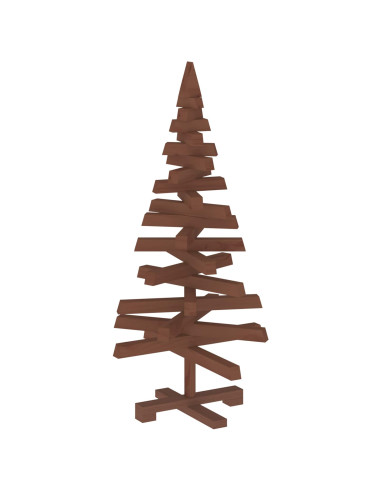 Albero di Natale in legno KOTKA 90 cm Legno Massello di Pino