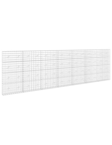 Gabione con filo da 5 mm e rete 10x10 cm 700x20x200 cm