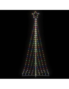 Albero di Natale a LED 447 LED Colorato 250 cm