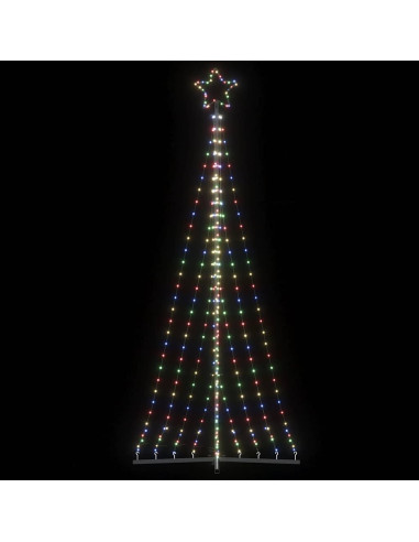 Albero di Natale a LED 447 LED Colorato 250 cm